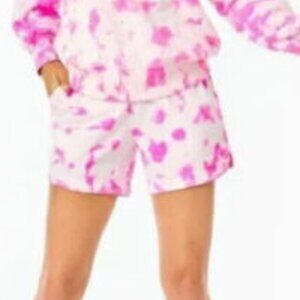 Lilly Pulitzer Laurian Tie Dye Printed Shorts Tie Sun splash Pocket XS